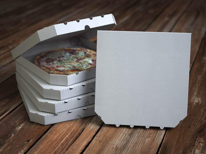 Caixas de pizza personalizadas para delivery no ABC